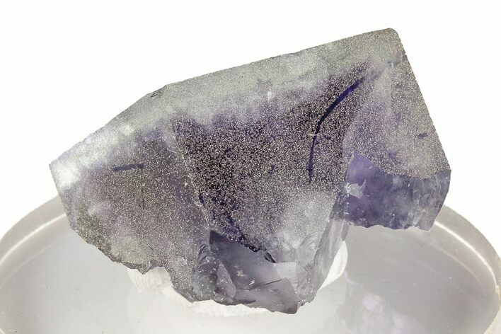 Purple & Green Cubic Fluorite Crystal - China #205586